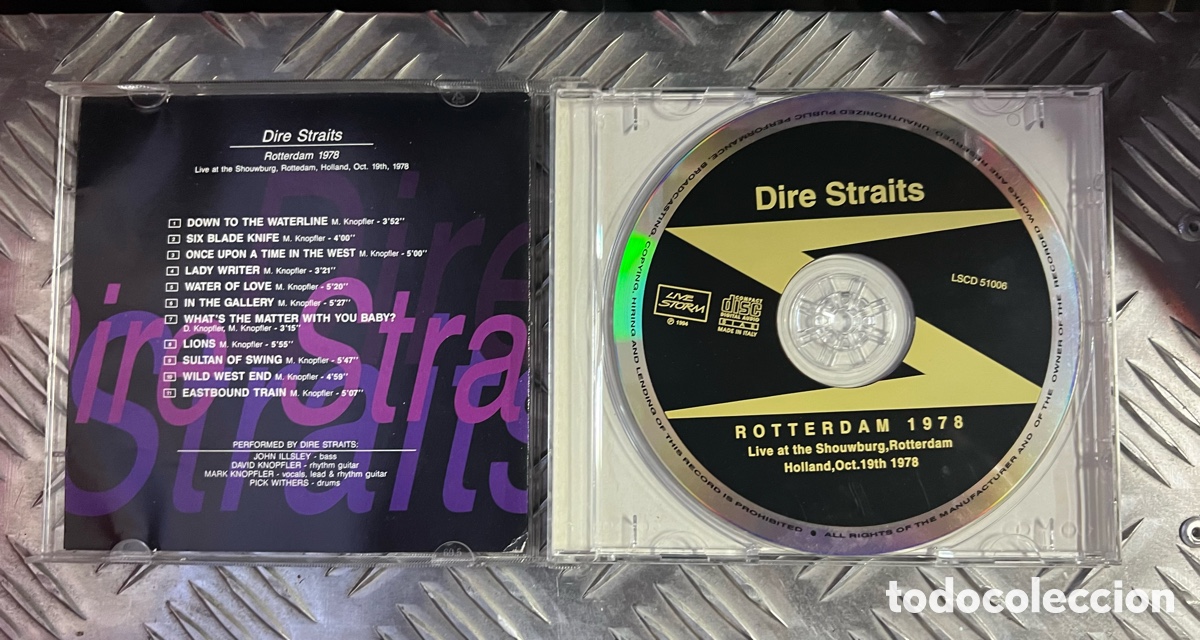 CDs de m&uacute;sica: dire straits rotterdam 1978 cd - Foto 2
