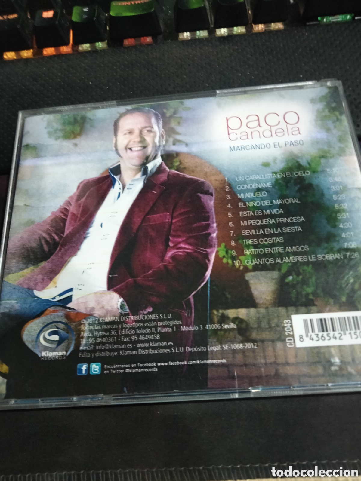 CDs de m&uacute;sica: CD paco candela marcando el paso -18 - Foto 2