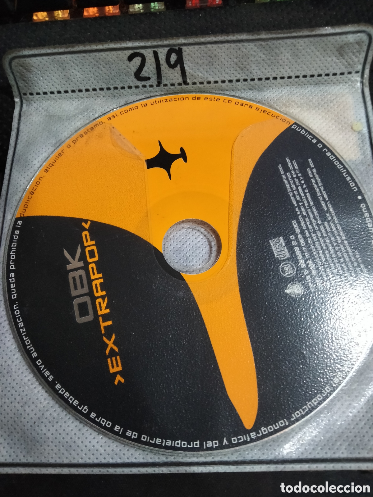 CDs de m&uacute;sica: CD obk extrapop -219 (disco solo) - Foto 1
