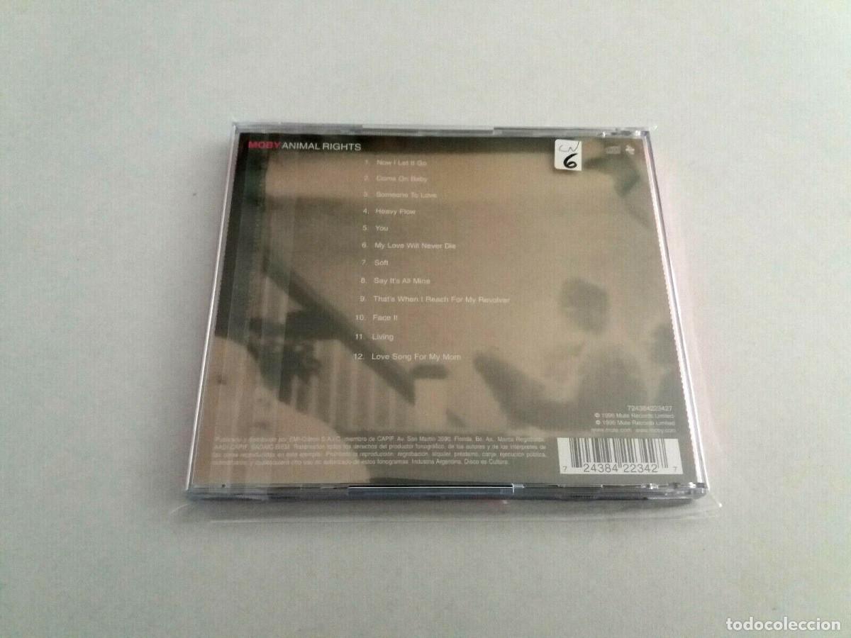 CDs de m&uacute;sica: MOBY &rdquo;ANIMAL RIGHTS&rdquo; CD 12 TRACKS COMO NUEVO - Foto 2