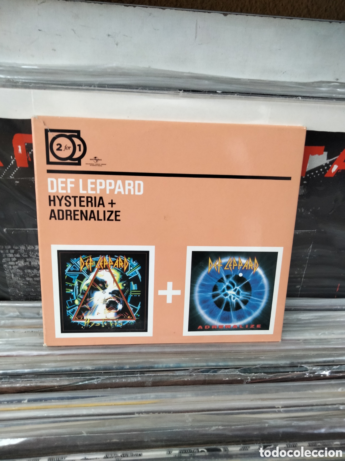 CDs de m&uacute;sica: Def leppard hysteria + adrenalize - Foto 1