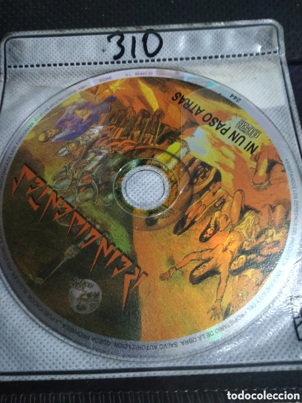 CDs de m&uacute;sica: CD reincident ni un paso atr&aacute;s -310 (disco solo)
