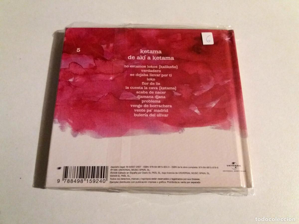 CDs de m&uacute;sica: KETAMA &rdquo;DE AKI A KETAMA&rdquo; CD + LIBRO 12 TRACKS COMO NUEVO - Foto 2