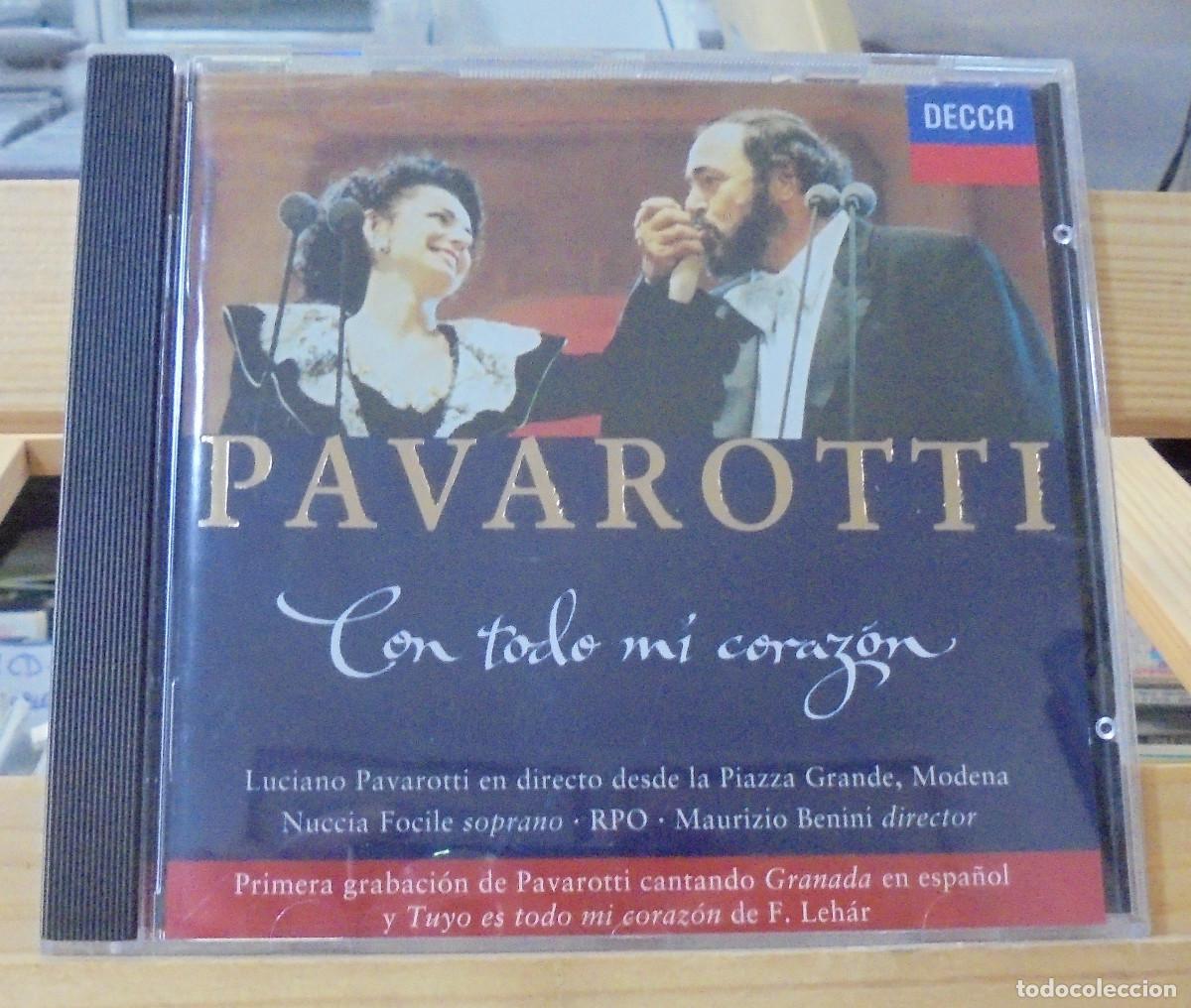 CDs de m&uacute;sica: Pavarotti. Con todo mi coraz&oacute;n -- CD - Foto 1