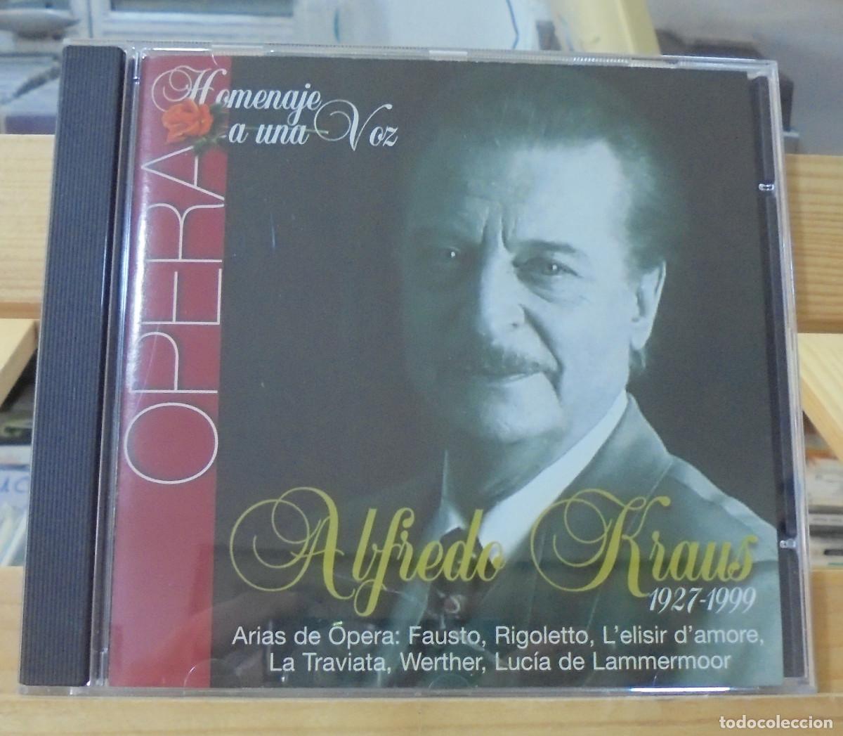 CDs de m&uacute;sica: Alfredo Kraus. Homenaje a una voz, &oacute;pera -- CD - Foto 1