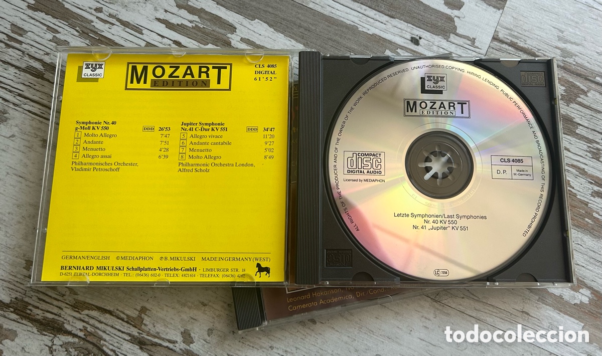 CDs de m&uacute;sica: DISCO 1- CD MOZART ED. 2&ordm; CENTENARIO - Foto 3
