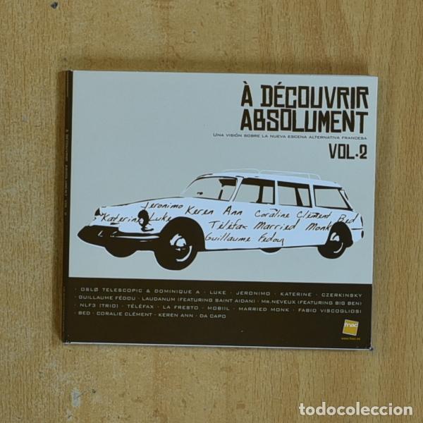 CDs de m&uacute;sica: VARIOS - A DECOUVRIR ABSOLUMENT VOL 2 - CD - Foto 1