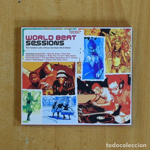 CDs de m&uacute;sica: VARIOS - WOLRD BEAT SESSIONS - 2 CD - Foto 1