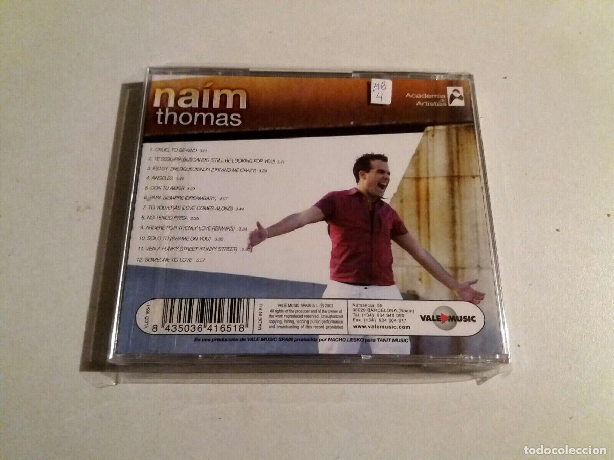 CDs de m&uacute;sica: NAIM THOMAS &rdquo;NO TENGO PRISA&rdquo; CD 12 TRACKS - Foto 2