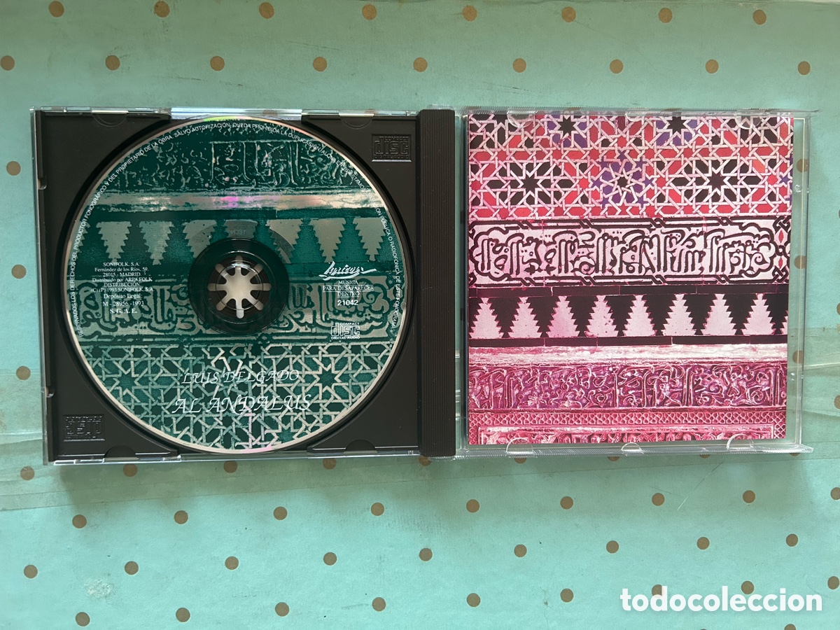 CDs de m&uacute;sica: CD LUIS DELGADO - AL ANDALUS - Foto 3
