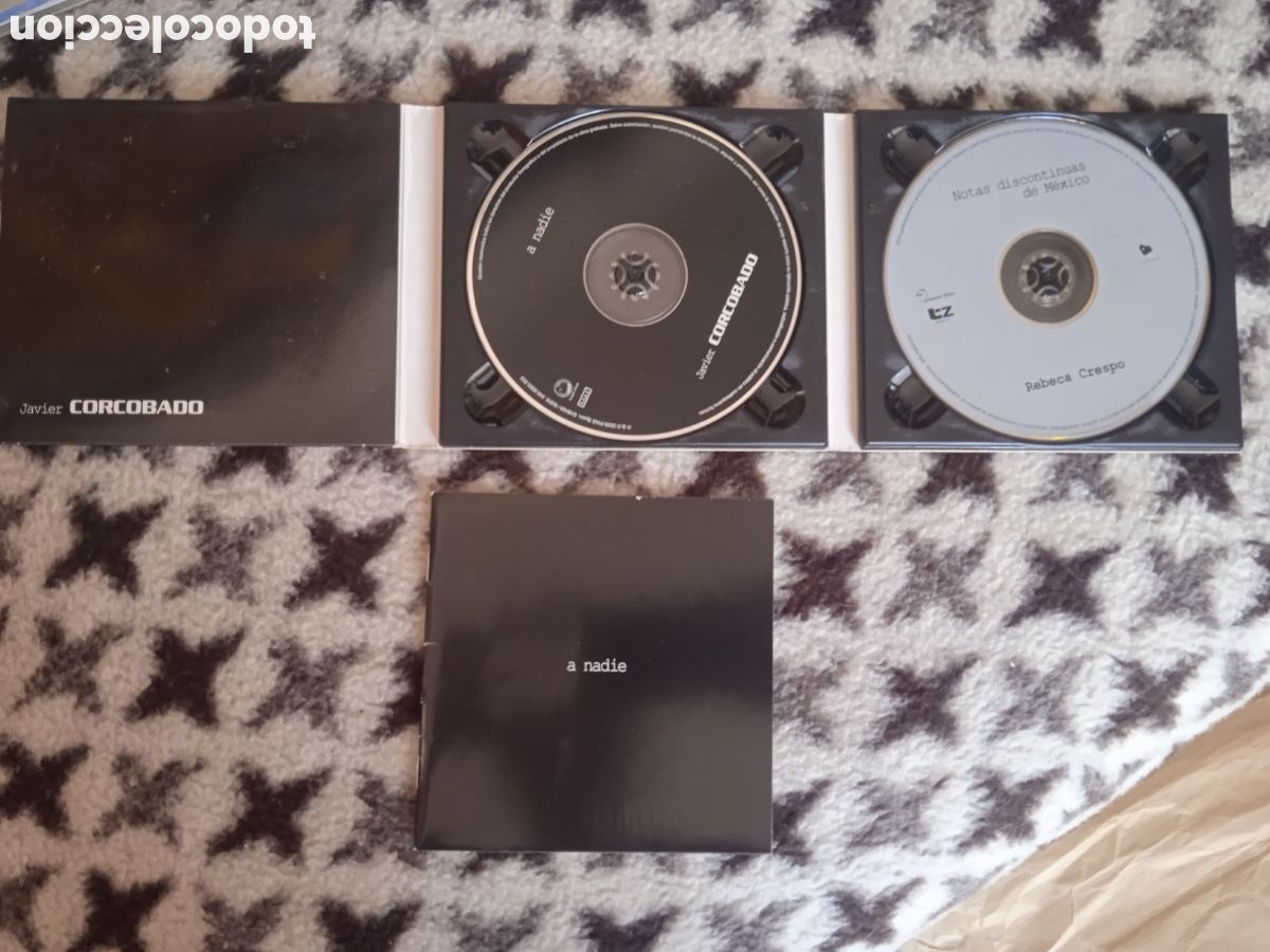 CDs de m&uacute;sica: JAVIER CORCOBADO * A NADIE (CD+DVD) - Foto 2