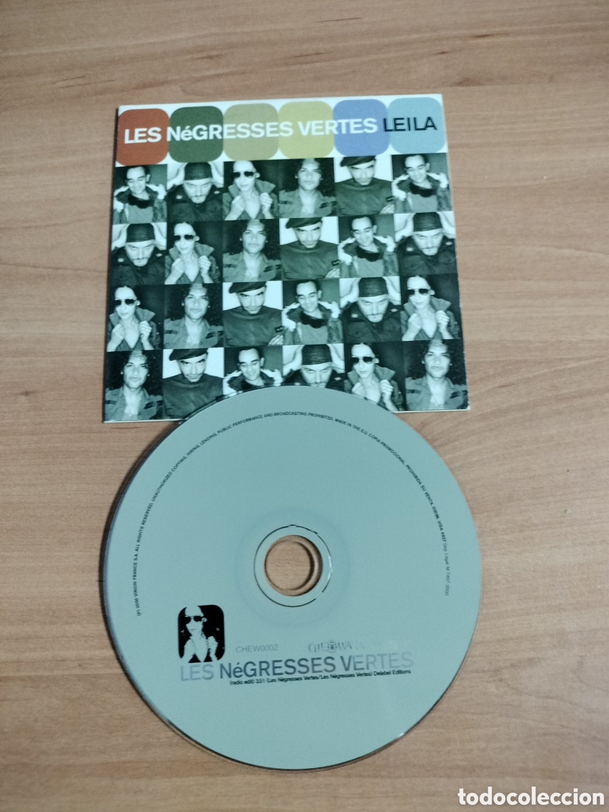 CDs de m&uacute;sica: Les negresses vertes - Leila - CD single 1 canci&oacute;n - Foto 1