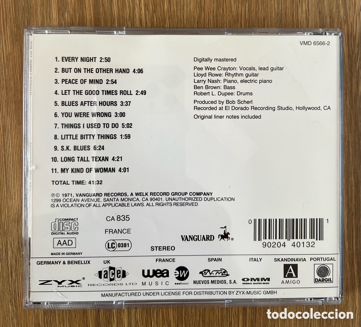CDs de m&uacute;sica: Pee Wee Crayton &ldquo;Things I Used To Do&rdquo; - Foto 2
