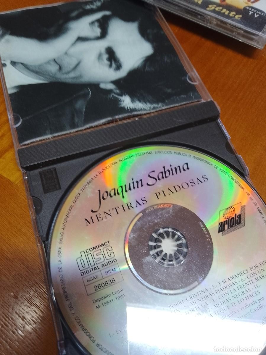CDs de m&uacute;sica: Joaqu&iacute;n Sabina cd mentiras - Foto 3