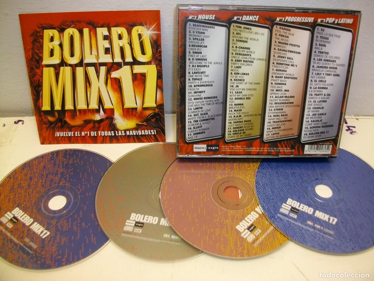CDs de m&uacute;sica: BOLERO MIX 17 Con 4 CD - Foto 1