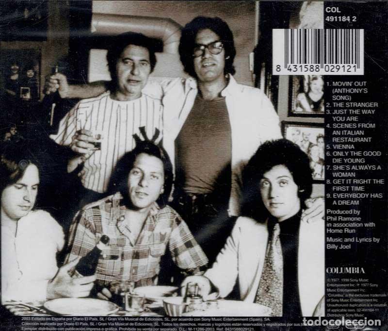 CDs de m&uacute;sica: Billy Joel - The Stranger. CD (precintado) - Foto 2