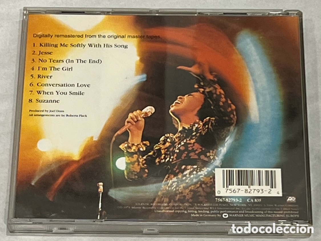 CDs de m&uacute;sica: CD. Roberta Flack. &ldquo;Killing Me Softly&rdquo;. - Foto 2