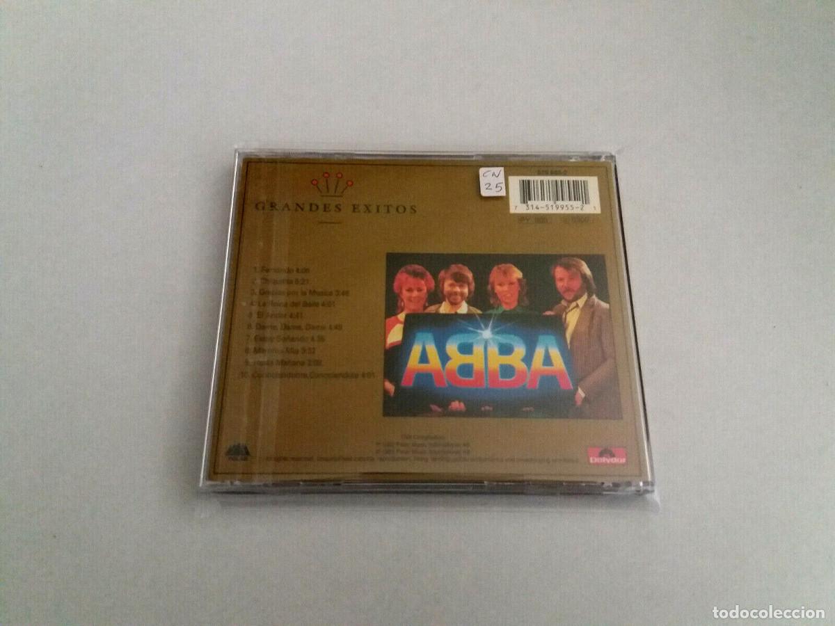 CDs de m&uacute;sica: ABBA &rdquo;GOLD GRANDES EXITOS&rdquo; CD 10 TRACKS COMO NUEVO - Foto 2