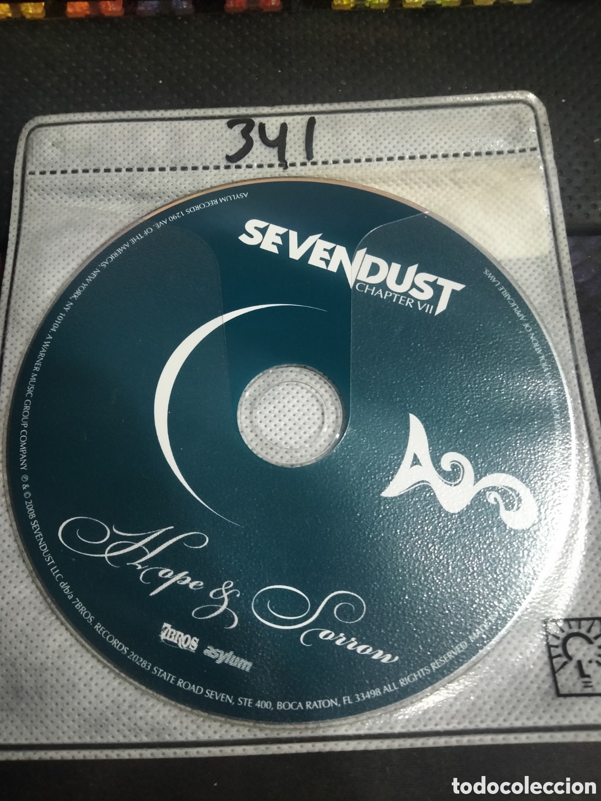 CDs de m&uacute;sica: Cd sevendust hope & sorrow -341 (disco solo) - Foto 1