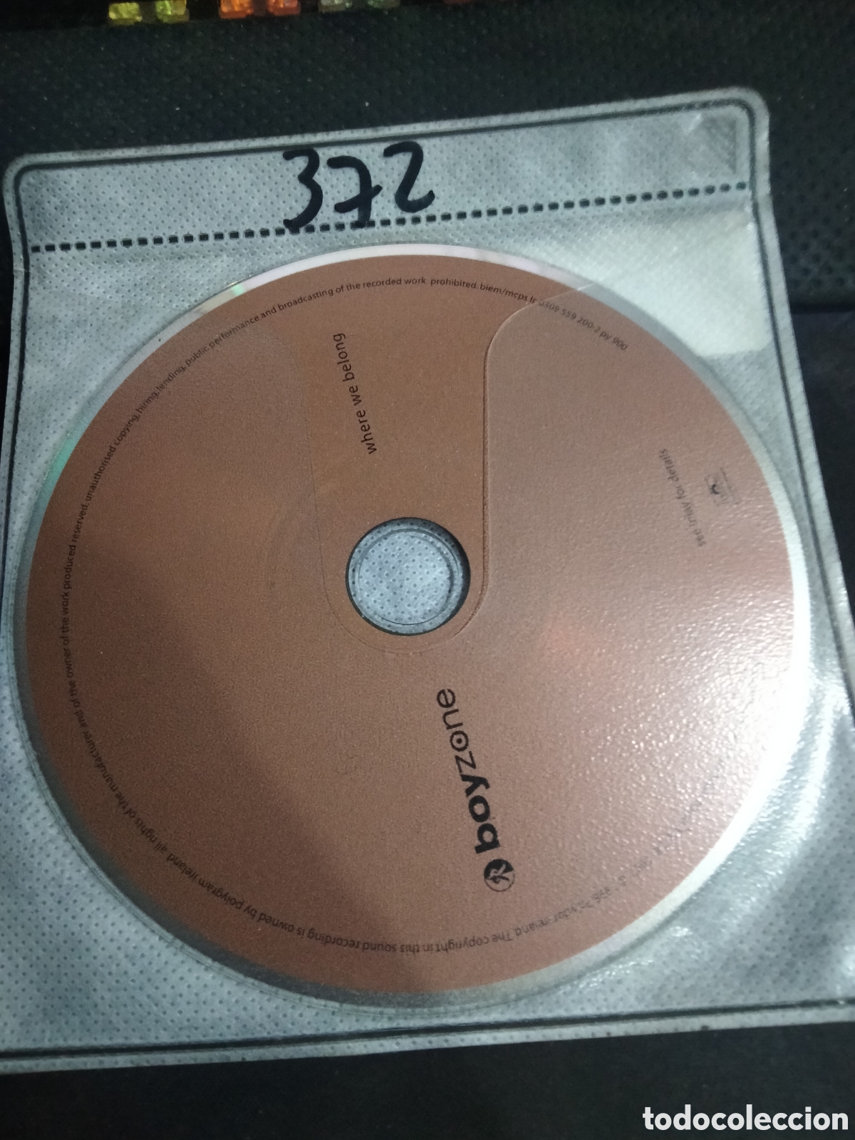 CDs de m&uacute;sica: Cd boyzone where we belong -372 (disco solo) - Foto 1