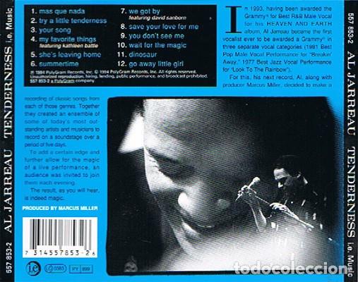 CDs de m&uacute;sica: Al Jarreau &ndash; Tenderness - Foto 2
