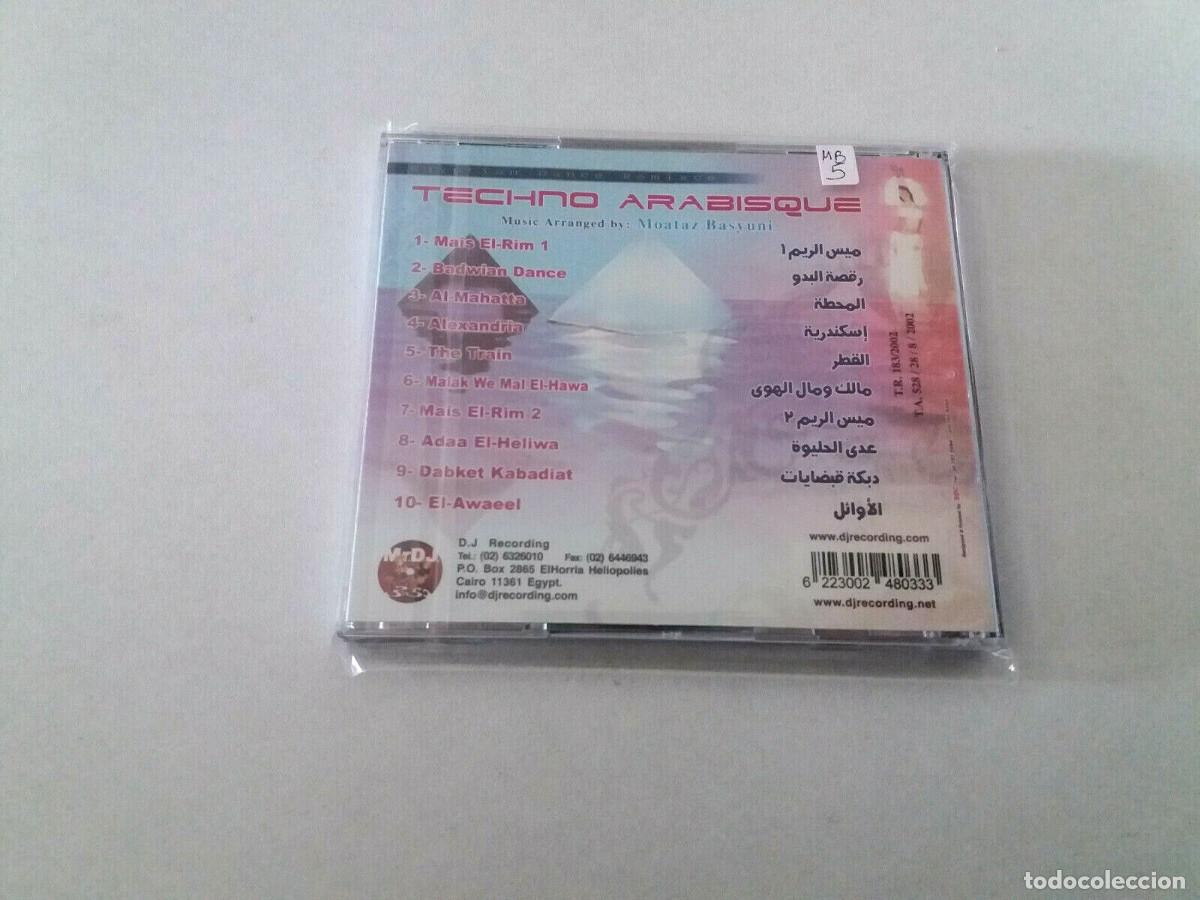 CDs de m&uacute;sica: CD &rdquo;TECHNO ARABISQUE MOATAZ BASYUNI VOL 2&rdquo; CD 10 TRACKS - Foto 2