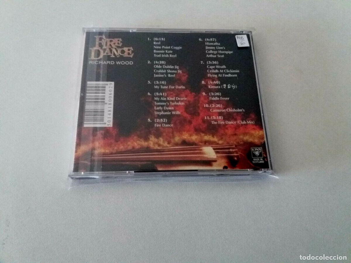 CDs de m&uacute;sica: RICHARD WOOD &rdquo;FIRE DANCE&rdquo; CD 11 TRACKS - Foto 2