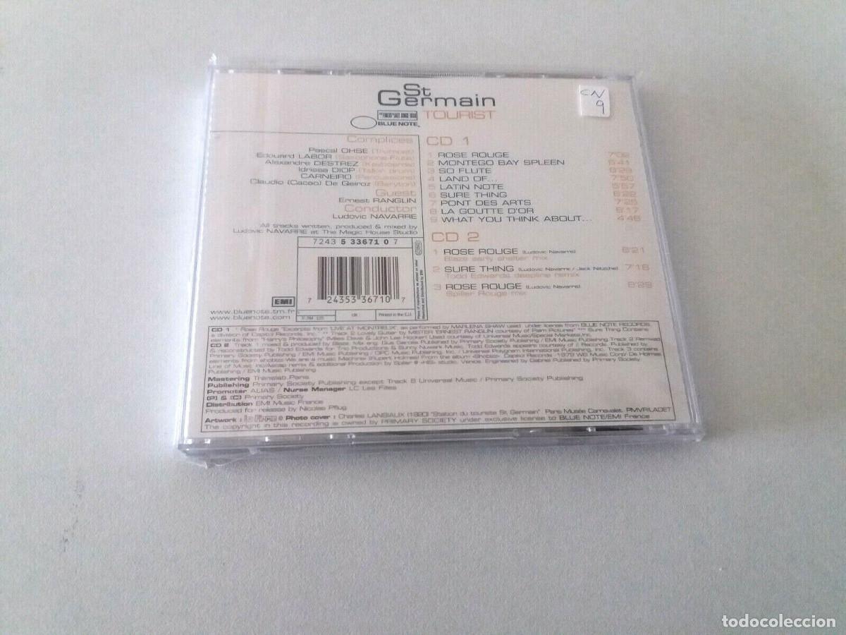 CDs de m&uacute;sica: ST GERMAIN &rdquo;TOURTIST&rdquo; 2CD 12 TRACKS COMO NUEVO - Foto 2