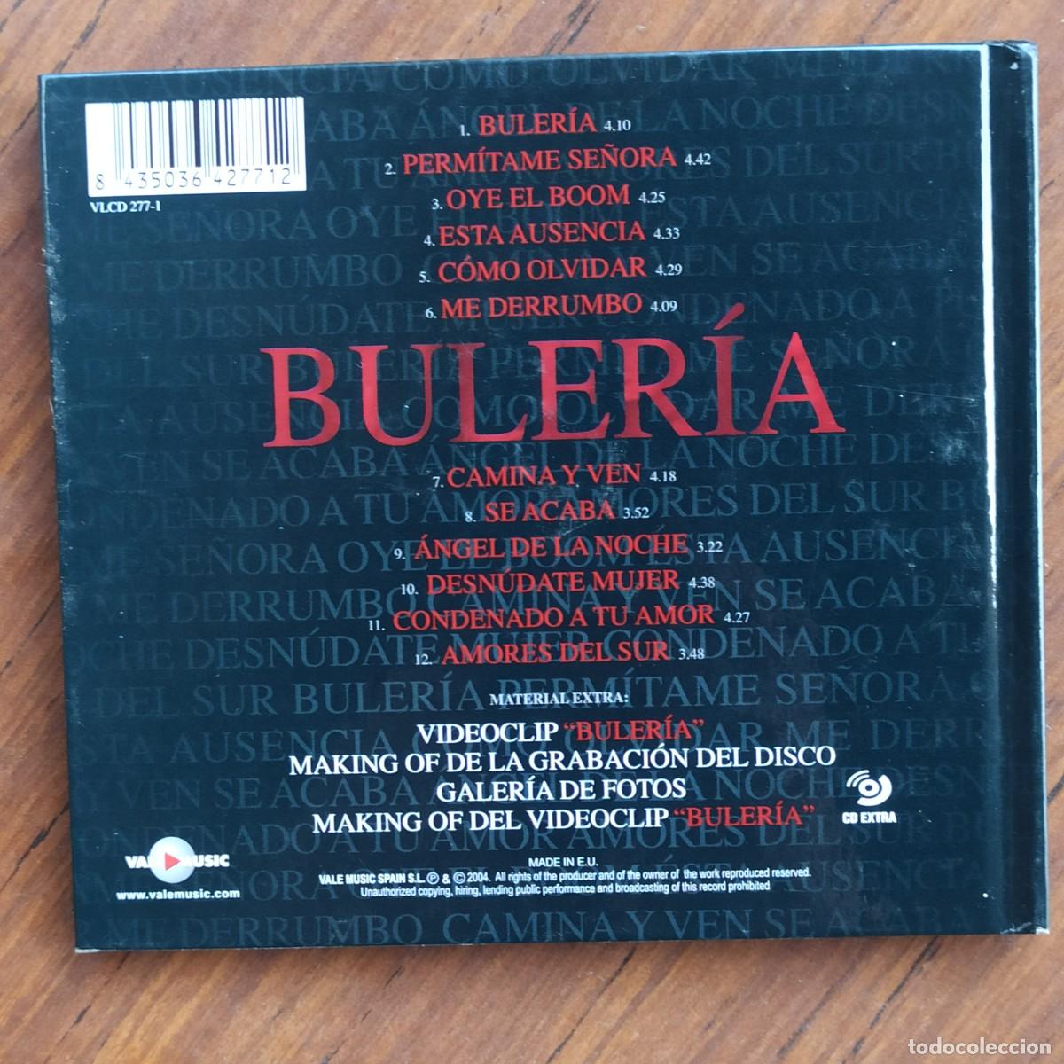 CDs de m&uacute;sica: CD David Bisbal &ndash; Buler&iacute;a - Edici&oacute;n De Lujo - Foto 2