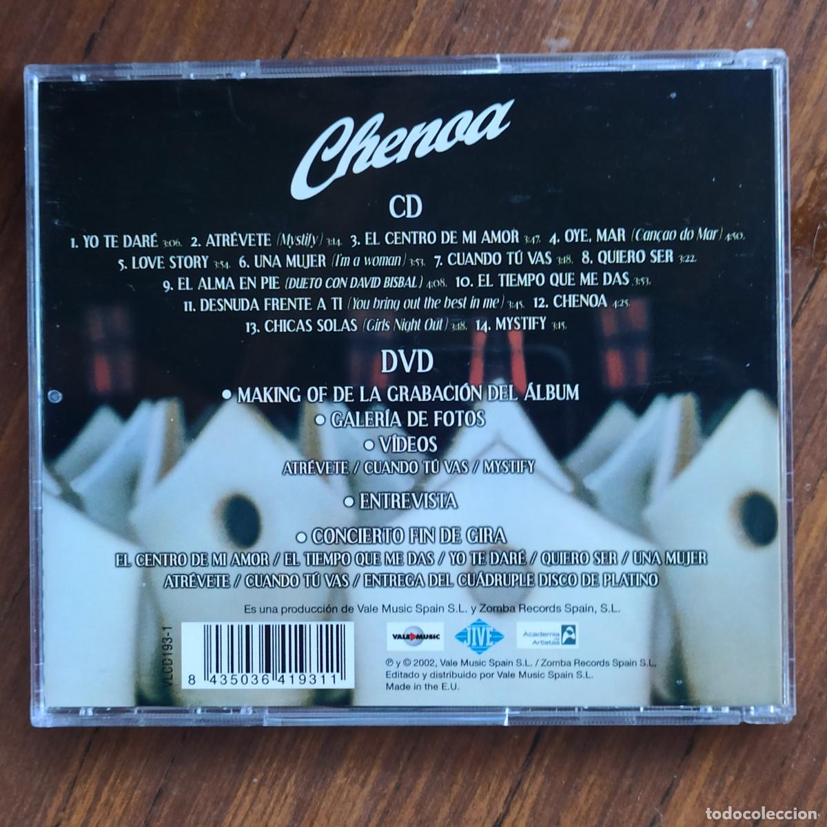 CDs de m&uacute;sica: CD + DVD Chenoa &ndash; Chenoa - Foto 2