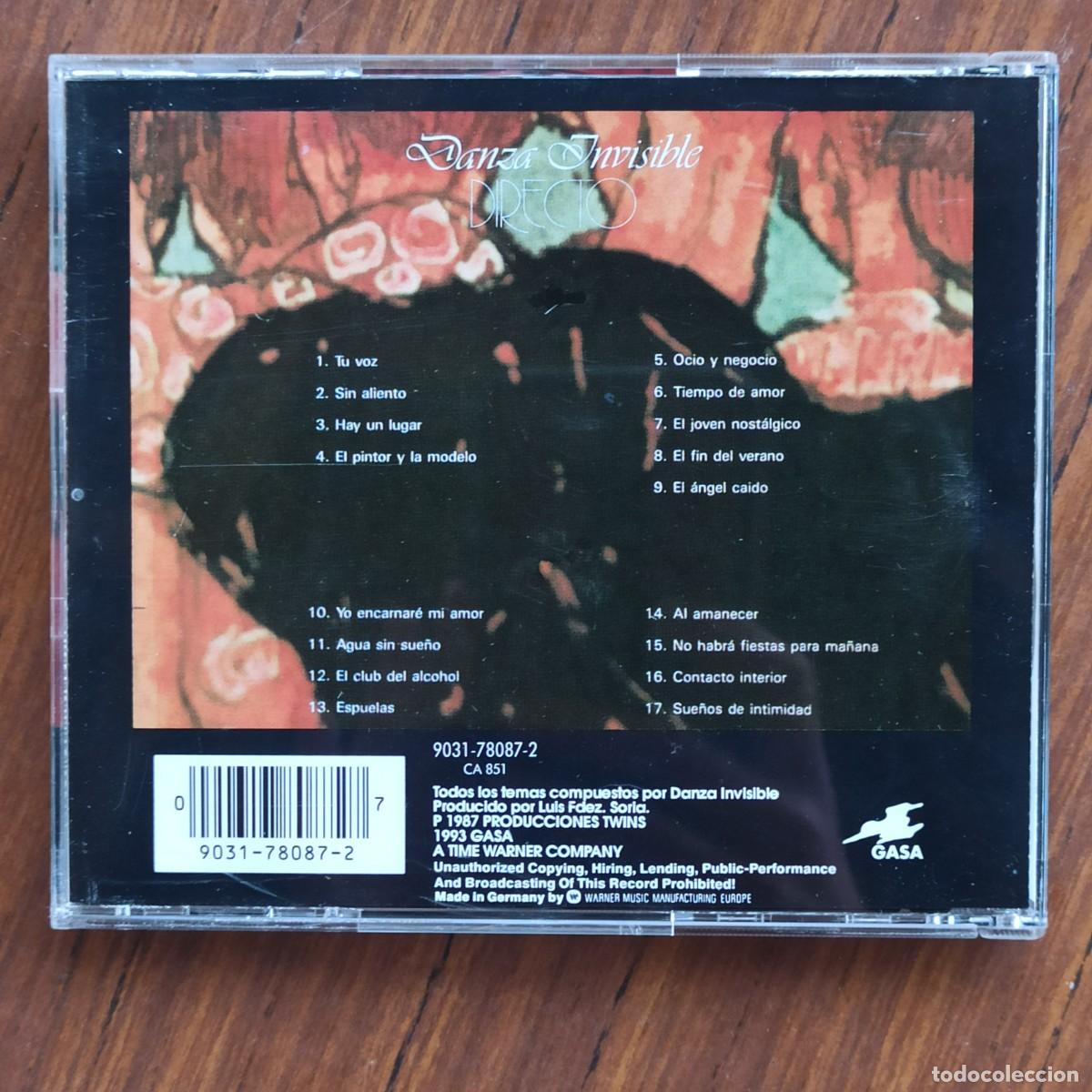CDs de m&uacute;sica: CD Danza Invisible &ndash; Directo - Foto 2