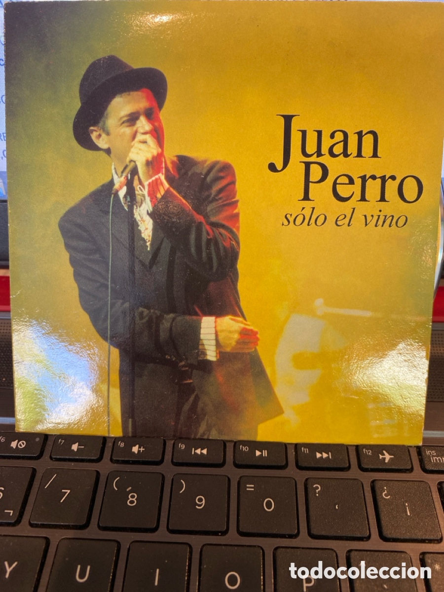 CDs de m&uacute;sica: JUAN PERRO - SOLO EL VINO CD SINGLE 1 TEMA - Foto 1