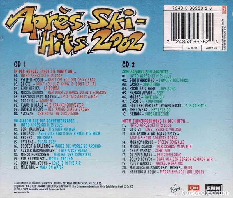 CDs de m&uacute;sica: Apres Ski-Hits 2002. 2 x CD - Foto 2