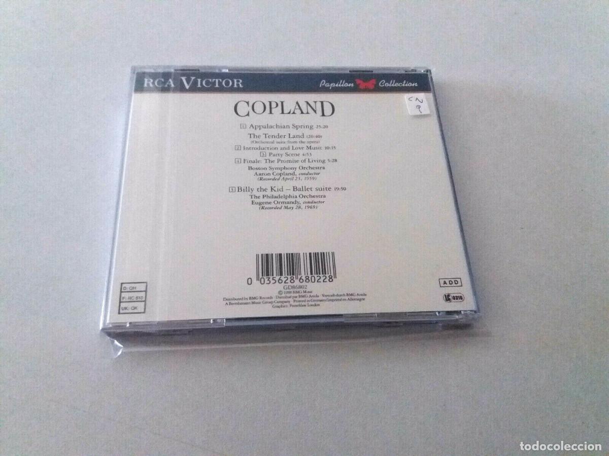 CDs de m&uacute;sica: EUGENE ORMANDY AARON COPLAND &rdquo;COPLAND APPALACHIAN SPRING BILLY TH&rdquo; CD COMO NUEVO - Foto 2
