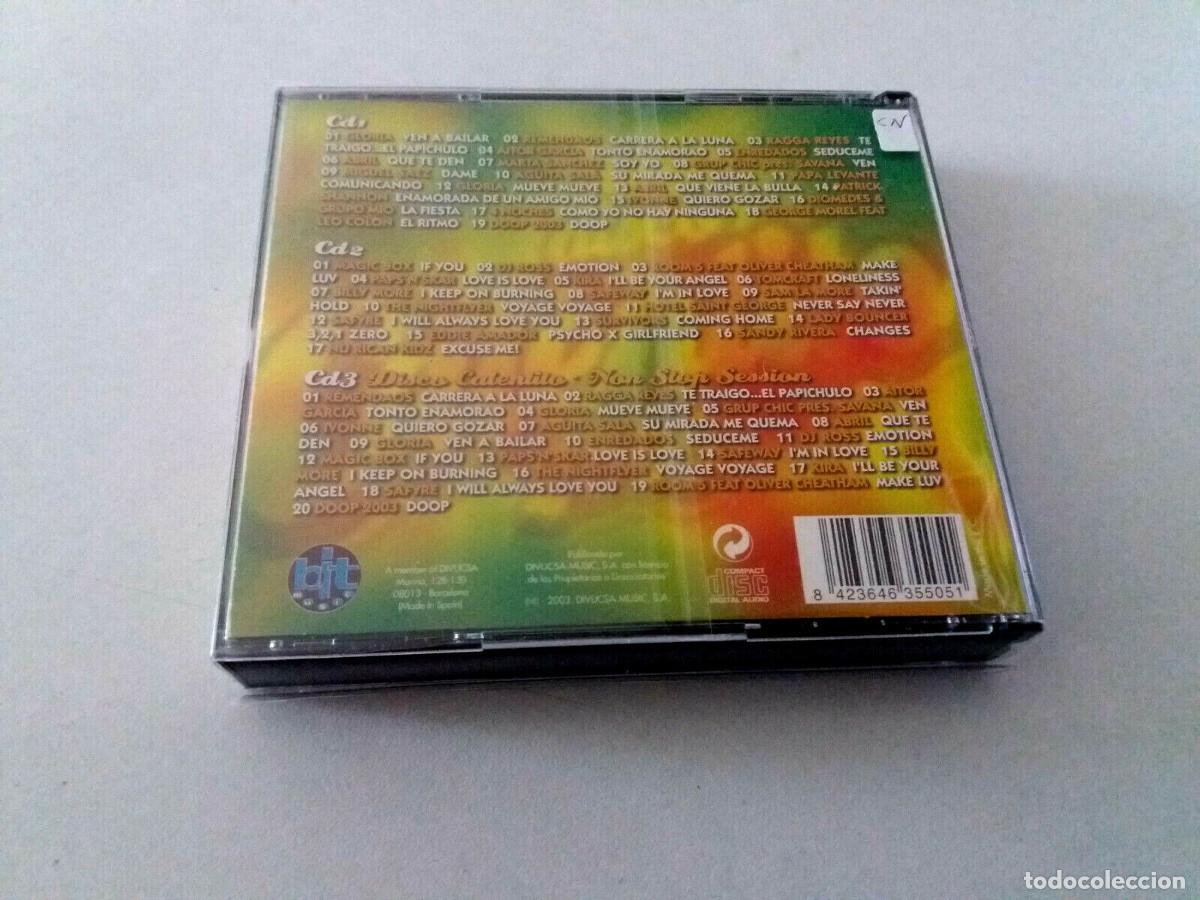 CDs de m&uacute;sica: CD &rdquo;DISCO CALENTITO 2003&rdquo; 3CD 55 TRACKS COMO NUEVO - Foto 2