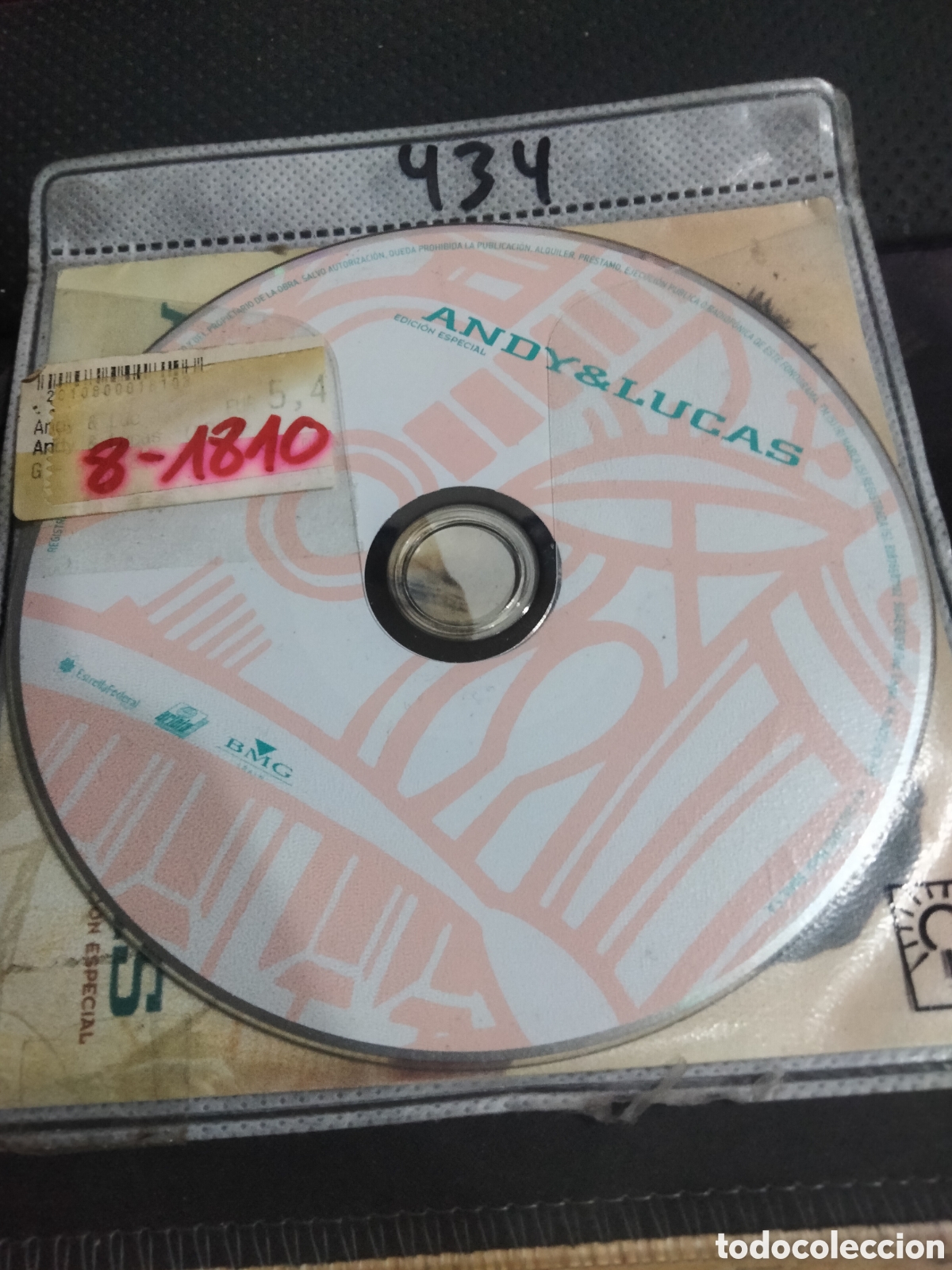 CDs de m&uacute;sica: Cd Andy & lucas -434 (discos solo) - Foto 1