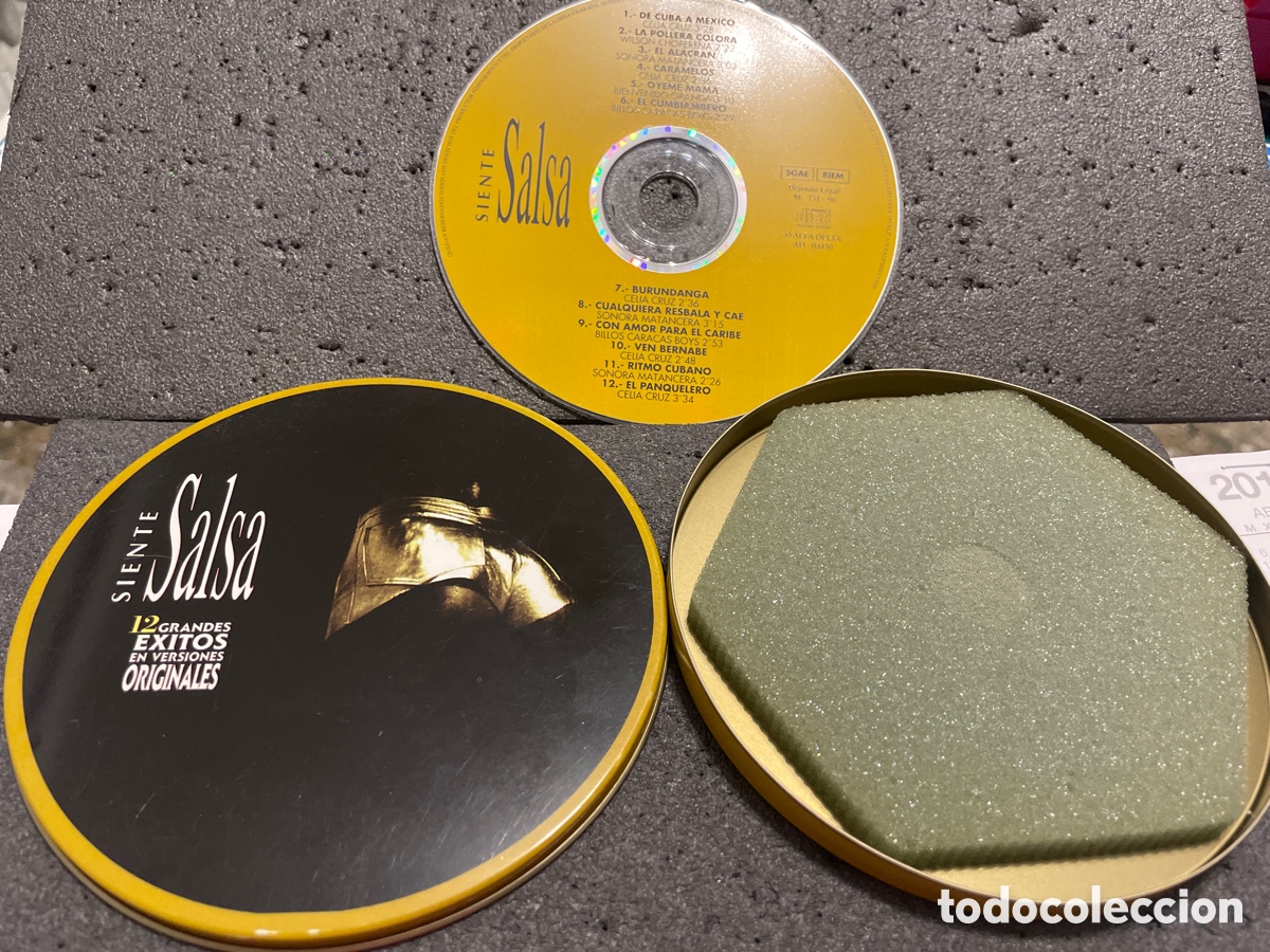 CDs de m&uacute;sica: CD SIENTE SALSA - 12 GRANDES &Eacute;XITOS - Foto 3