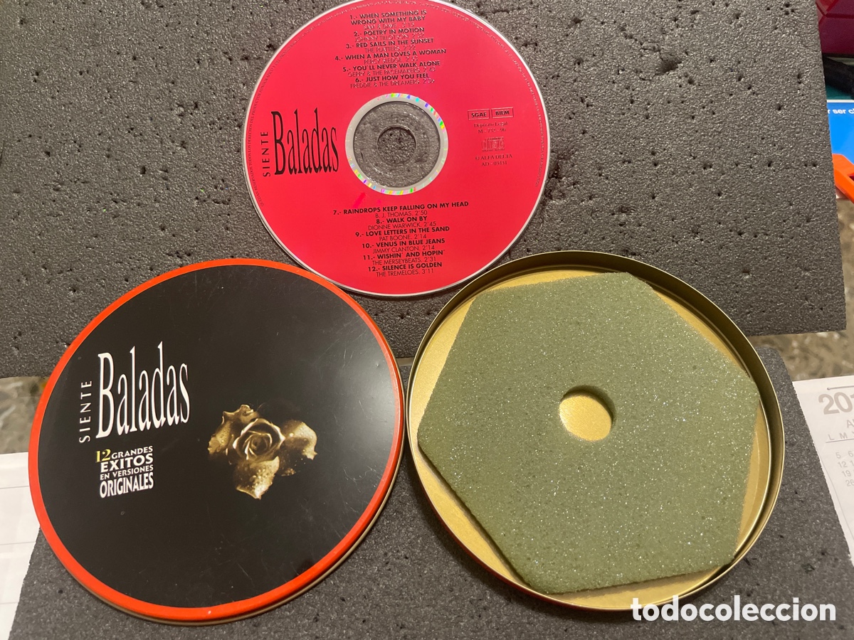 CDs de m&uacute;sica: CD SIENTE BALADAS - 12 GRANDES EXITOS - Foto 3