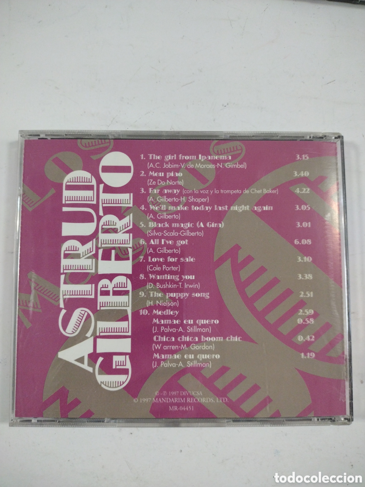 CDs de m&uacute;sica: LOS MAGICOS 60 - ASTRUD GILBERTO. CD - Foto 2