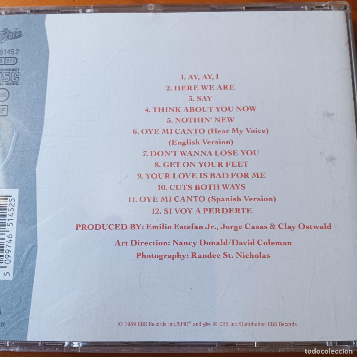 CDs de m&uacute;sica: GLORIA ESTEFAN, CUTS BOTH WAYS, CD - Foto 2