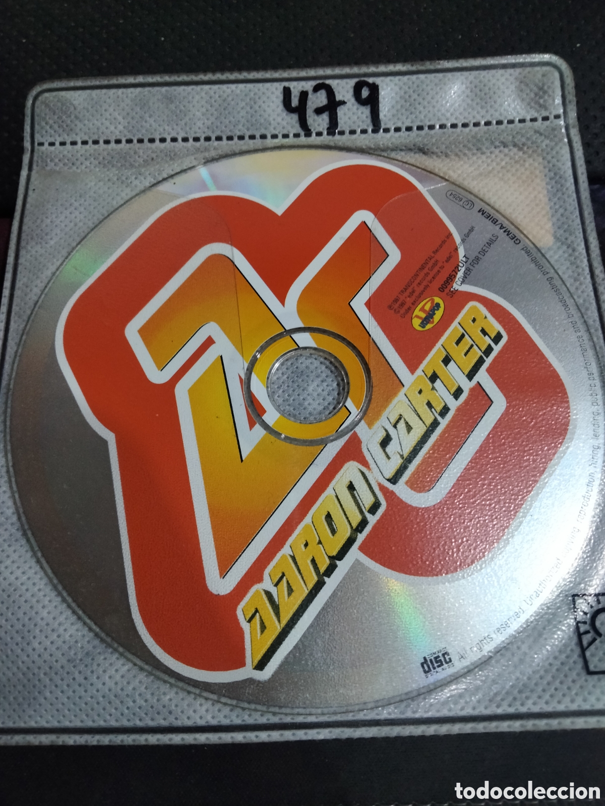CDs de m&uacute;sica: CD Aaron Carter -479 (disco solo) - Foto 1