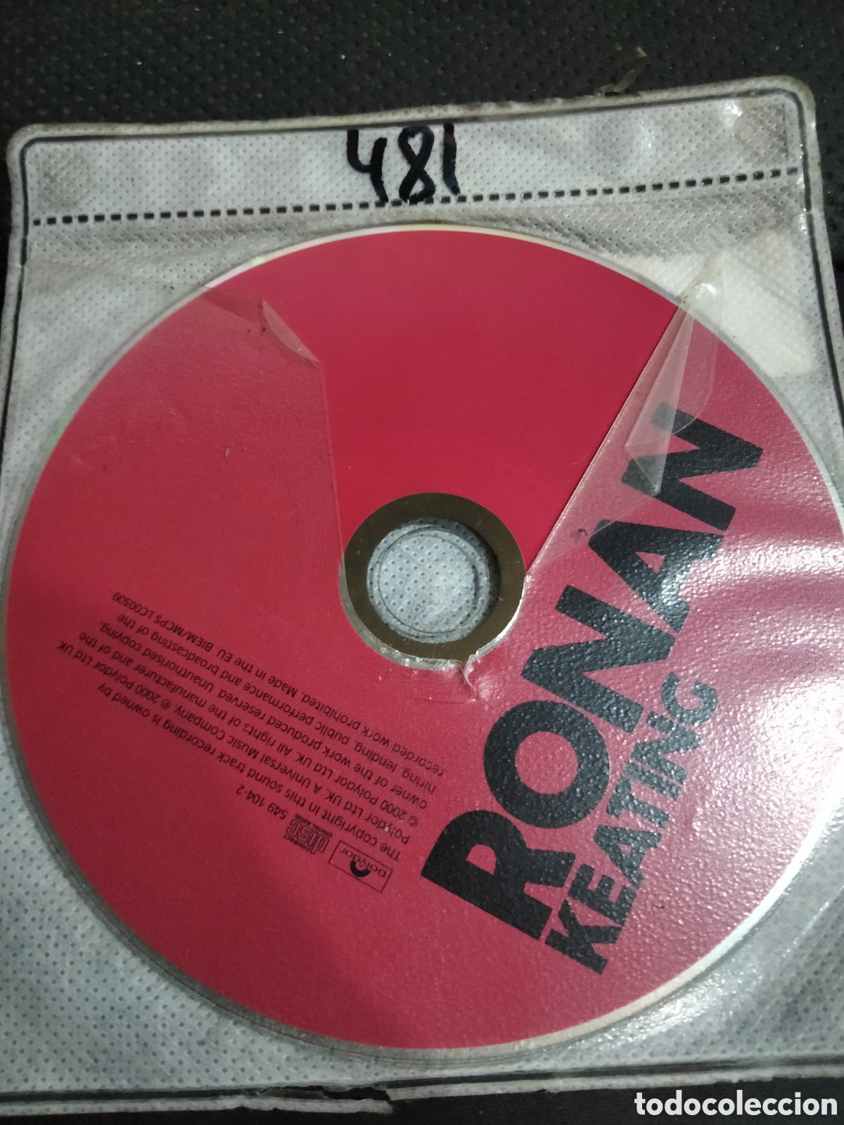 CDs de m&uacute;sica: CD Ronan keating -481 (disco solo) - Foto 1