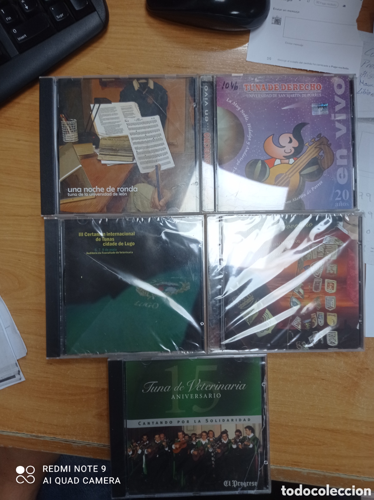 CDs de m&uacute;sica: Lote de 5 CDs de la tuna pack 9 - Foto 1