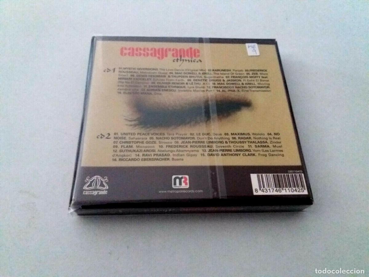 CDs de m&uacute;sica: CD &rdquo;CASSAGRANDE ETHNICA&rdquo; 2CD 31 TRACKS - Foto 2