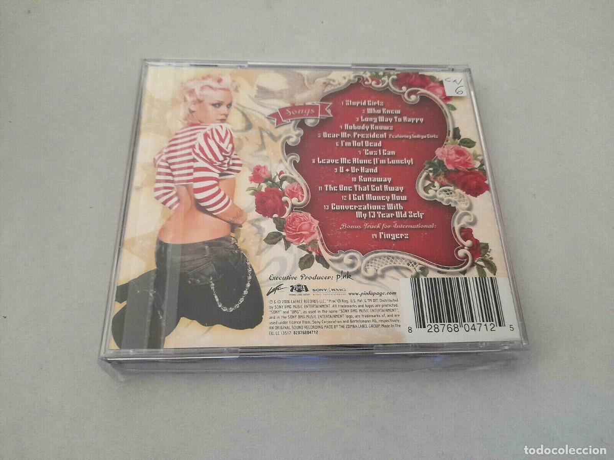 CDs de m&uacute;sica: PINK &rdquo;IM NOT DEAD&rdquo; CD 14 TRACKS COMO NUEVO - Foto 2