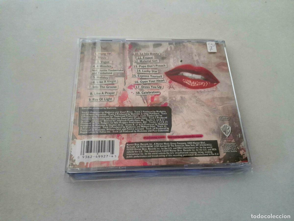 CDs de m&uacute;sica: MADONNA &rdquo;CELEBRATION&rdquo; 18 TRACKS COMO NUEVO - Foto 2