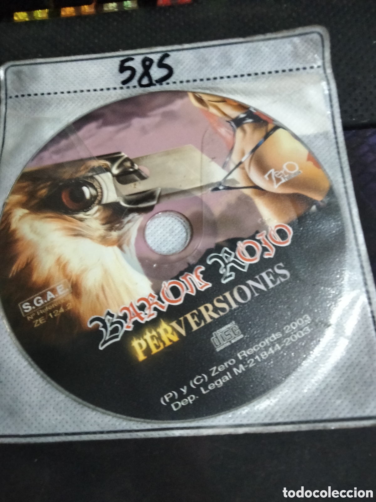CDs de m&uacute;sica: CD bar&oacute;n rojo perversiones -585 (disco solo) - Foto 1
