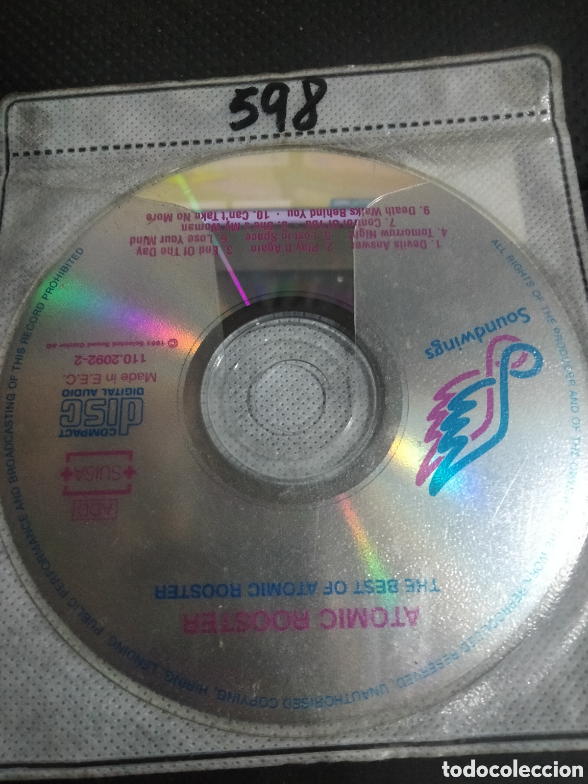 CDs de m&uacute;sica: Cd atomic rooster -598 (discos solo) - Foto 1