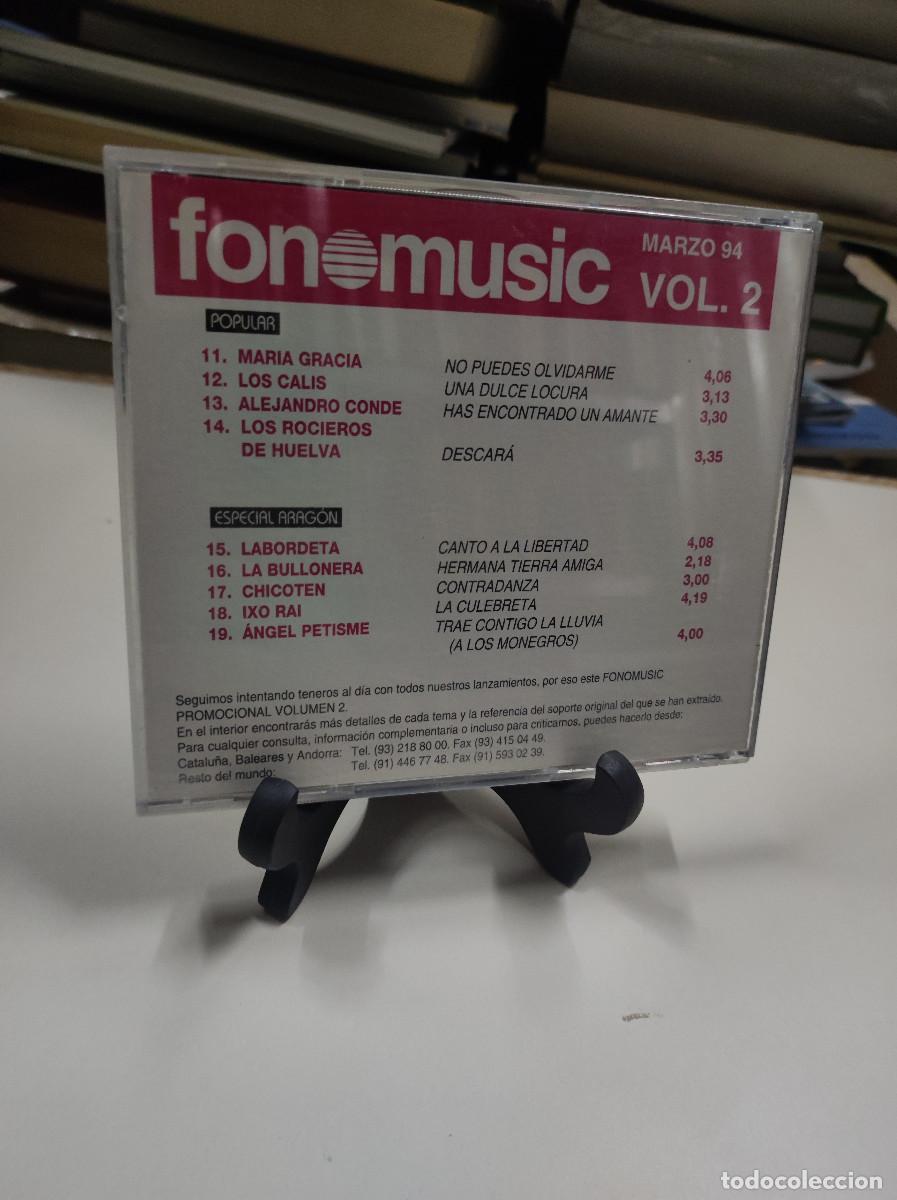 CDs de m&uacute;sica: Fonomusic Vol. 2 Marzo 94 - Foto 3