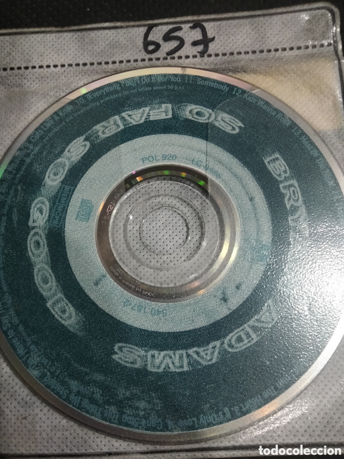 CDs de m&uacute;sica: Cd Bryan Adams so far so good -657 (disco solo) - Foto 1